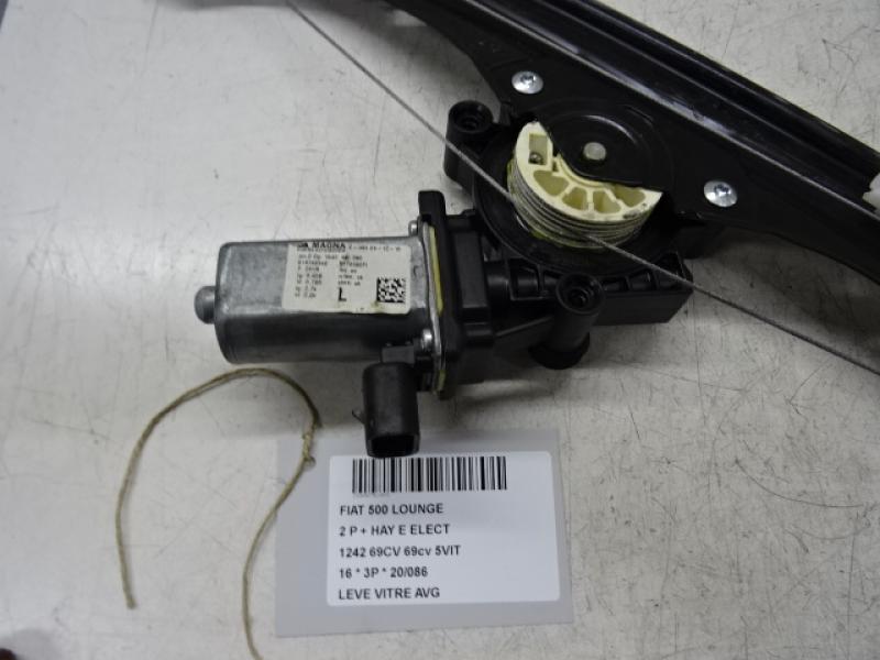 MOTOR RUITMECHANISME VOOR LINKS Fiat 500 7/15+