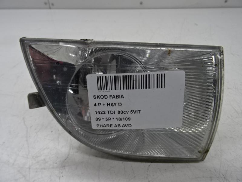 MISTLICHT VOOR RECHTS Skoda FABIA (5J) 07 - 03/10
