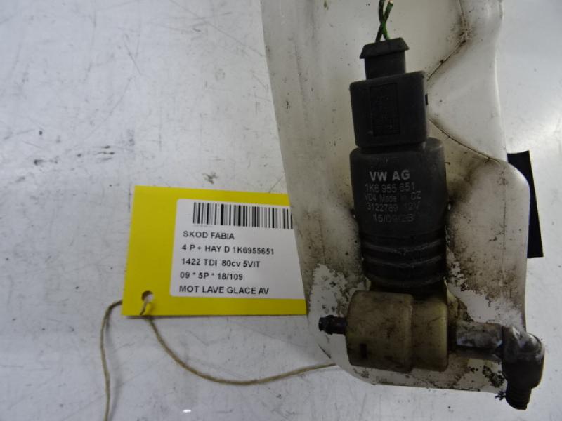 MOTOR RUITENWASSERS VOOR Skoda FABIA (5J) 07 - 03/10