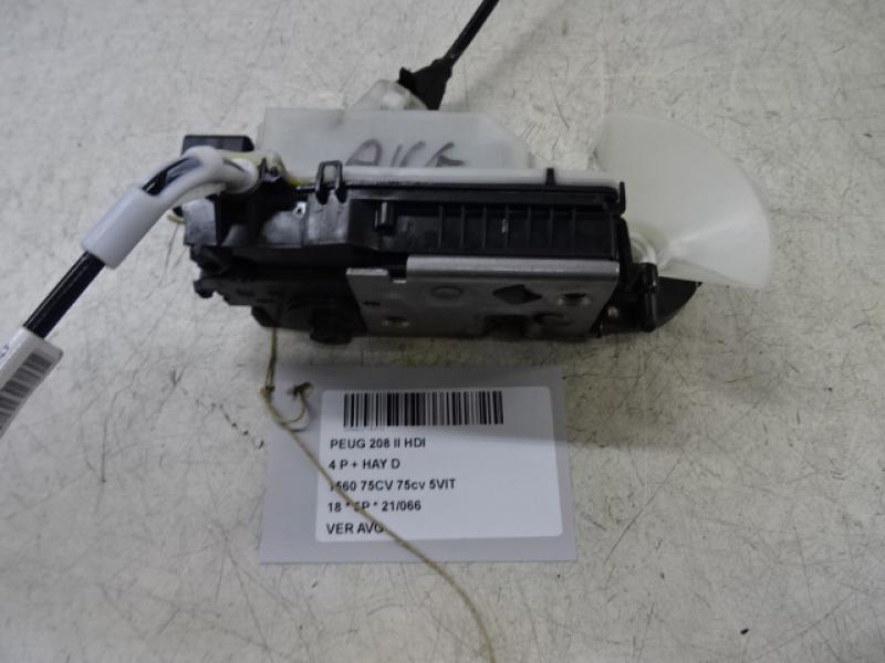VERGRENDELING VOOR LINKS Peugeot 208 8/15 - 20