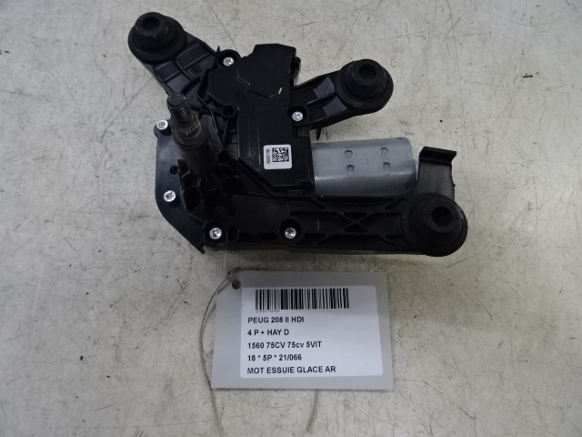 RUITENWISSERMOTOR ACHTER Peugeot 208 8/15 - 20
