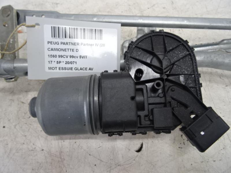 MOTEUR D'ESSUIE-GLACE AVANT Peugeot PARTNER 08 - 18