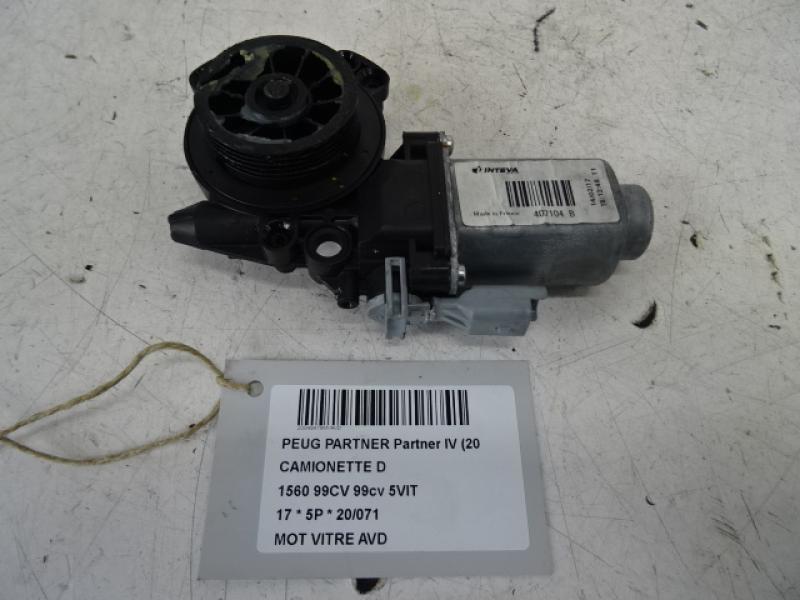 MOTOR RUITMECHANISME VOOR RECHTS Peugeot PARTNER 08 - 18