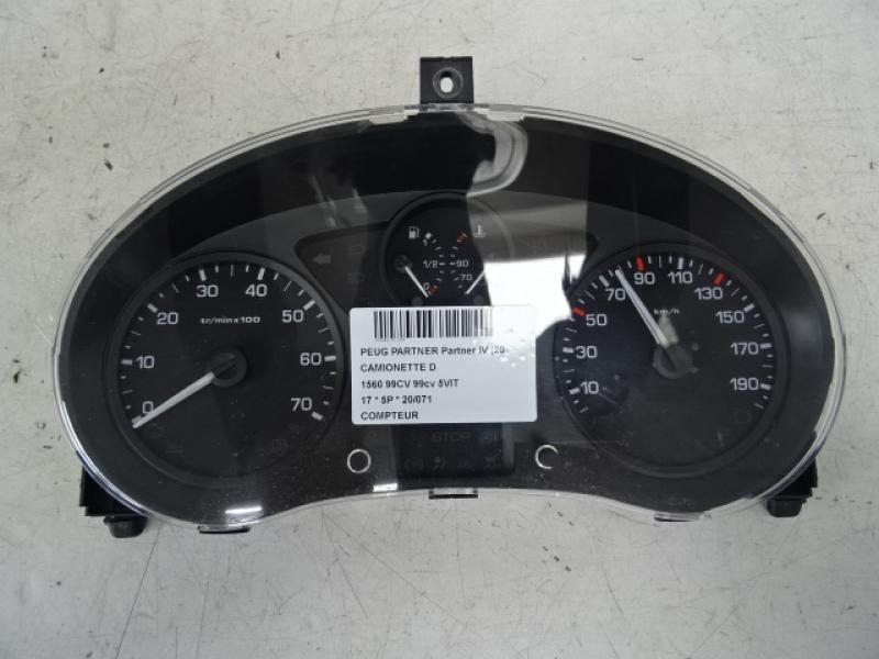 KM TACHO-KOMBIINSTRUMENT Peugeot PARTNER 08 - 18