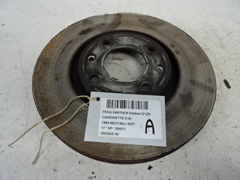 BREMSSCHEIBE VORNE Peugeot PARTNER 08 - 18