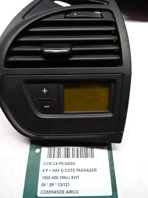 BEDIENINGSPANEEL AIRCO Citroen C4 PICASSO 02/07 - 13