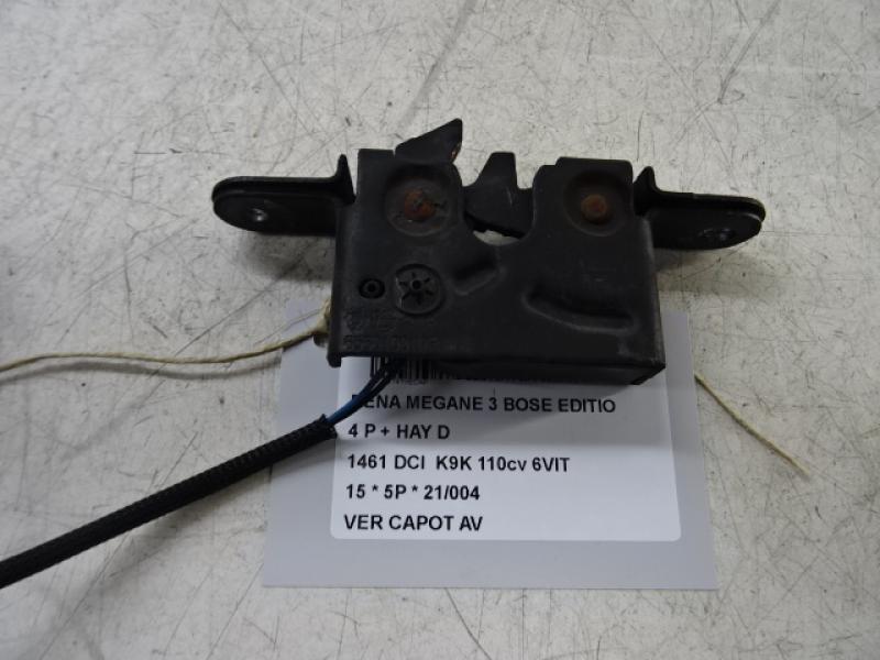 VERGRENDELING MOTORKAP Renault MEGANE 09 - 15
