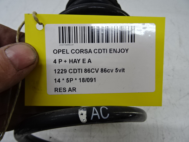 ACHTERVEER Opel CORSA D 01/11 - 15