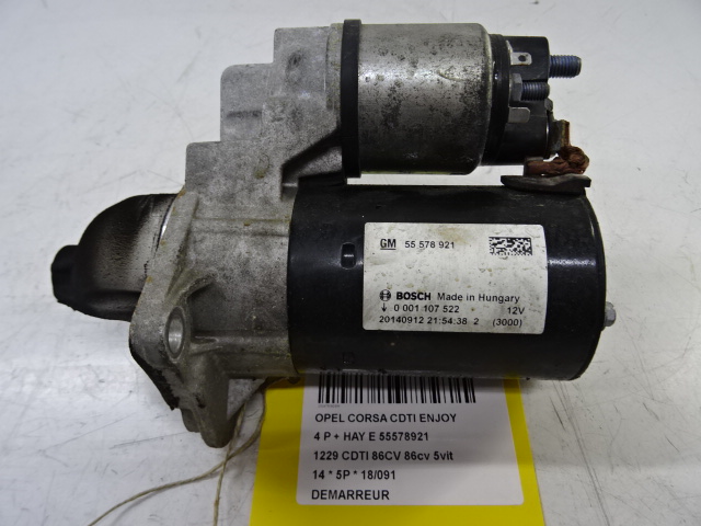 STARTMOTOR Opel CORSA D 01/11 - 15