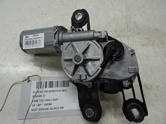 RUITENWISSERMOTOR ACHTER Audi A3 3,5D 9/12 - 16