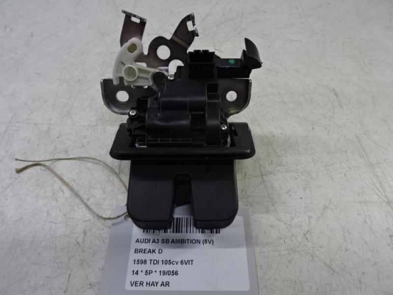 VERROUILLAGE DE HAYON ARRIERE Audi A3 3,5D 9/12 - 16