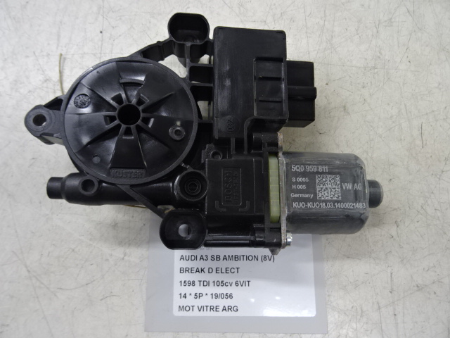 MOTOR RUITMECHANISME ACHTER LINKS Audi A3 3,5D 9/12 - 16