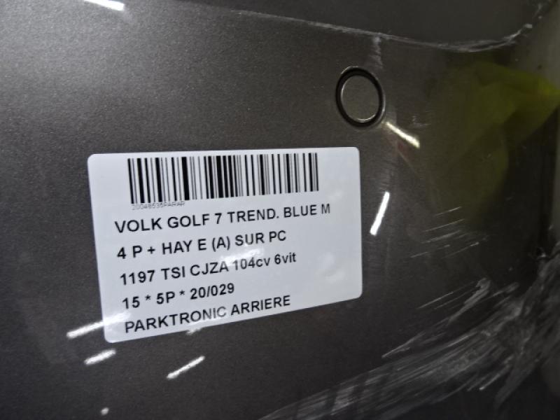 PARKTRONIC ARRIERE Vw GOLF VII 11/12 - 17