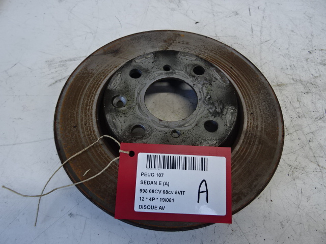 REMSCHIJF VOOR Peugeot 107