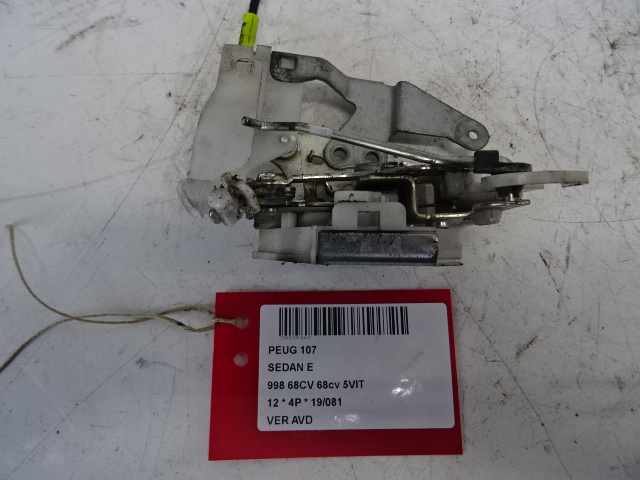 VERGRENDELING VOOR RECHTS Peugeot 107