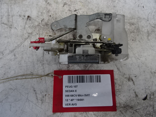 VERGRENDELING VOOR LINKS Peugeot 107