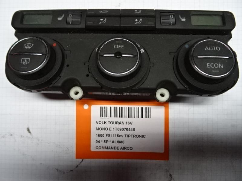COMMANDE D'AIRCO Vw TOURAN 03 - 06