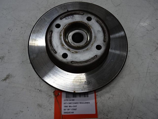 REMSCHIJF ACHTER Citroen C4 11/04-10/10