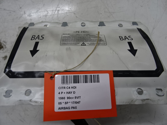 AIRBAG PASSAGIER Citroen C4 11/04-10/10