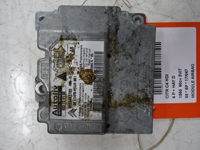 AIRBAG MODULE Citroen C4 11/04-10/10