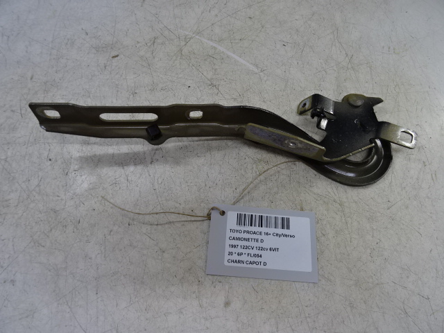 CHARNIERE DE CAPOT DROITE Toyota PROACE 16+