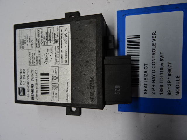 MODULE Seat IBIZA MK2 (6K)  8/93 - 00