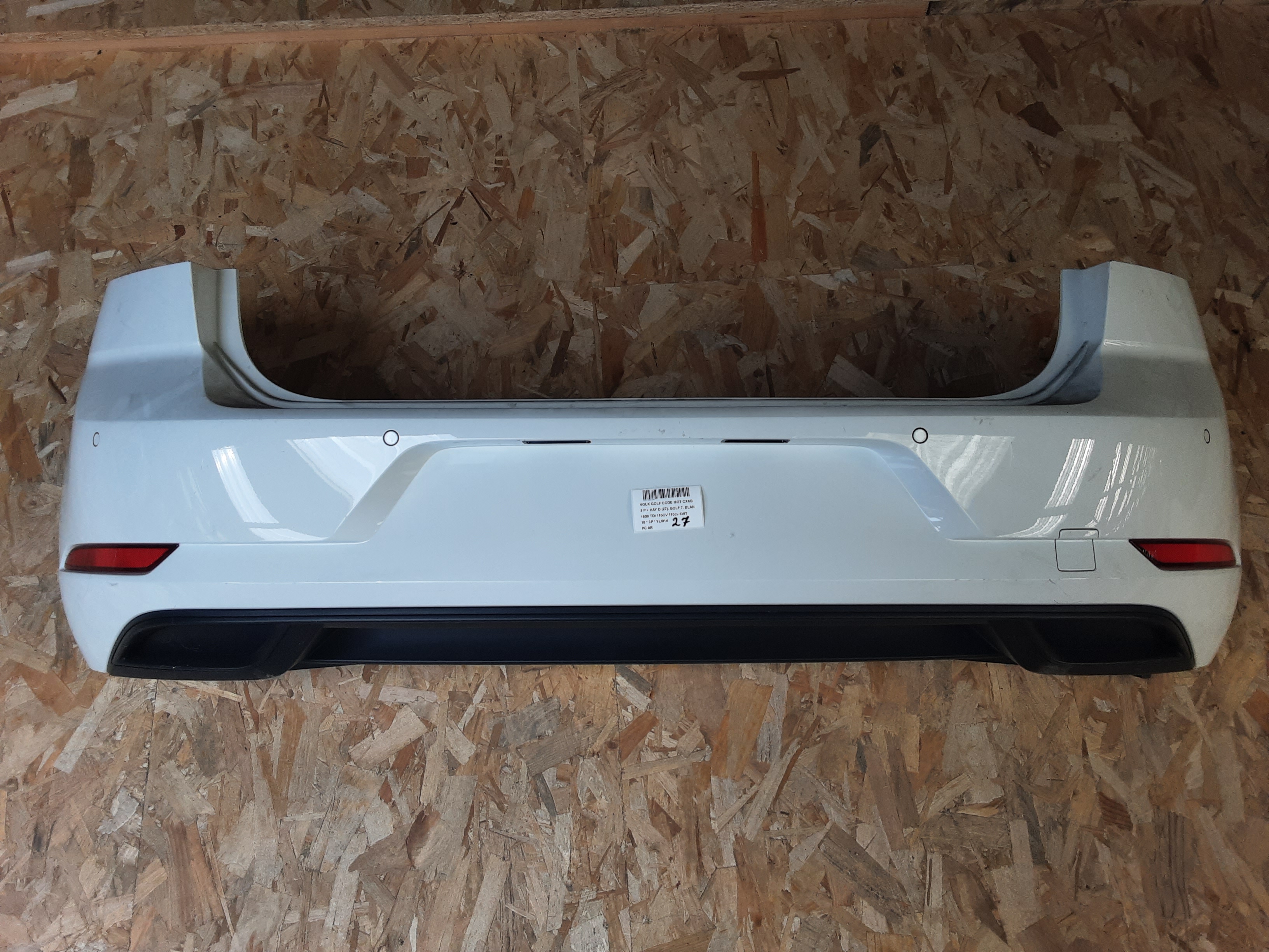 ACHTERBUMPER Vw GOLF VII 1/17 - 2/20 FaceLift