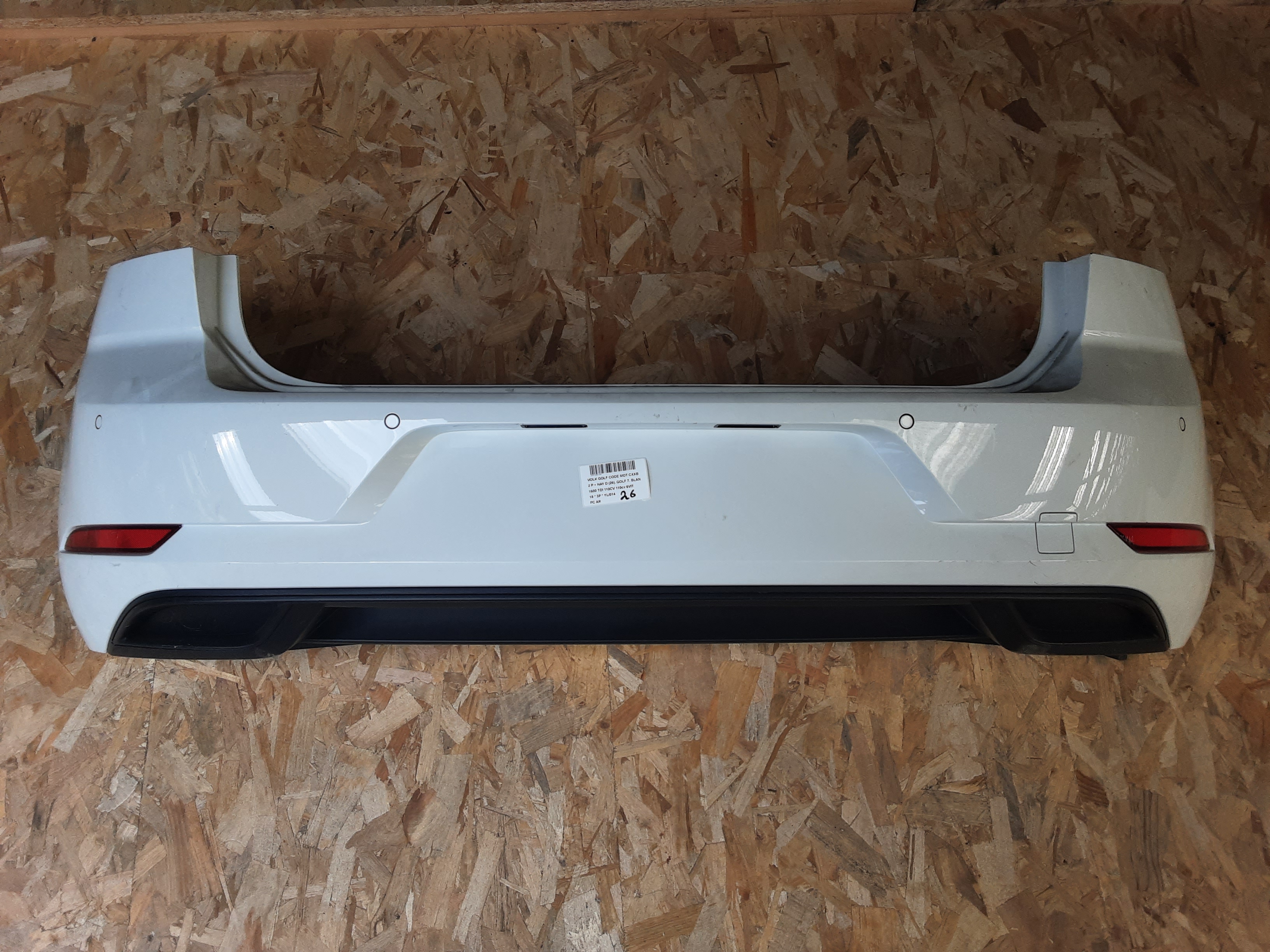 ACHTERBUMPER Vw GOLF VII 1/17 - 2/20 FaceLift