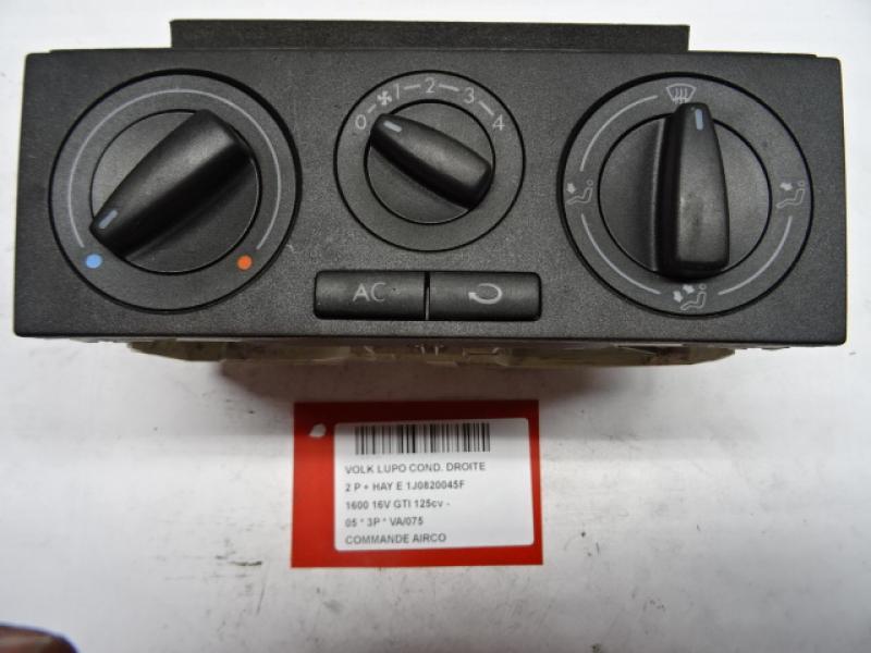 COMMANDE D'AIRCO Vw LUPO
