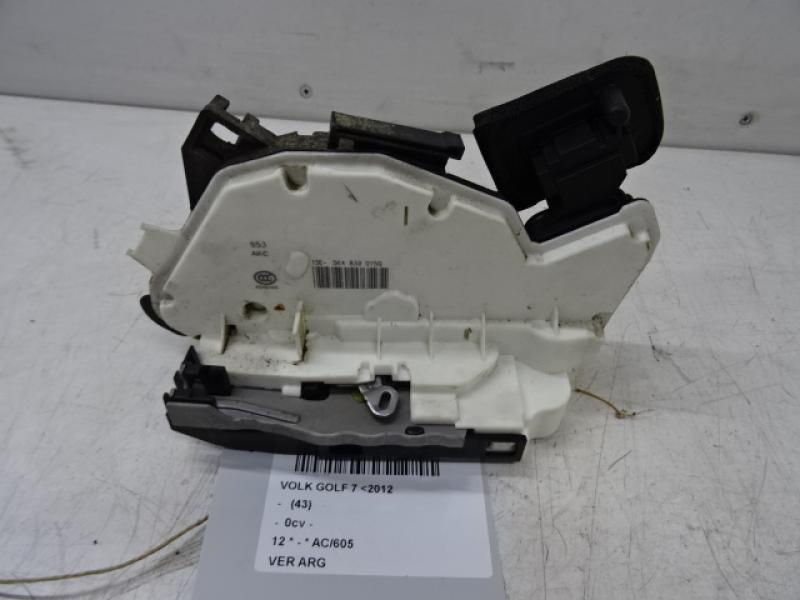 VERROUILLAGE DE PORTE ARRIERE GAUCHE Vw GOLF VII 11/12 - 17