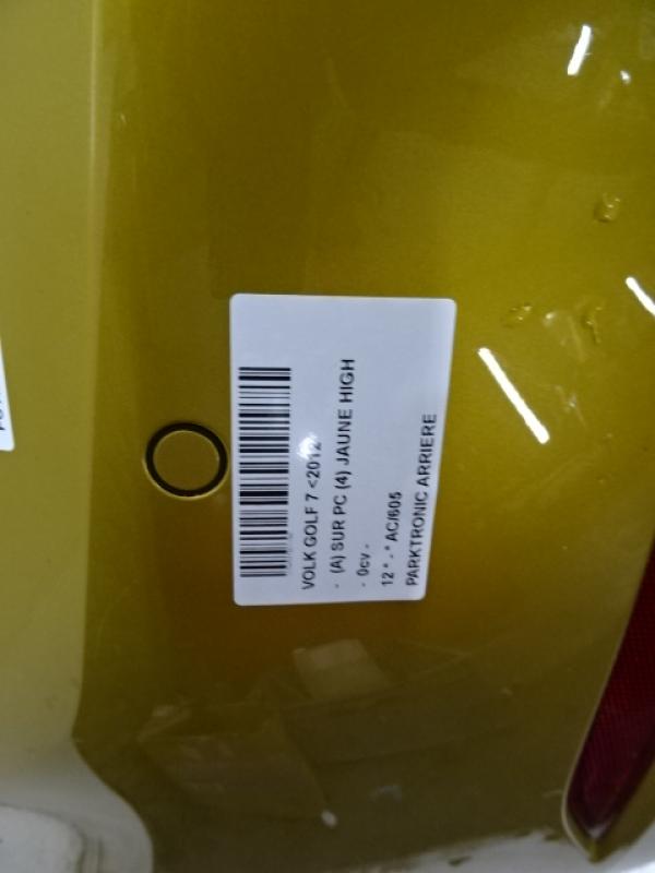PARKEERSENSOREN ACHTER Vw GOLF VII 11/12 - 17