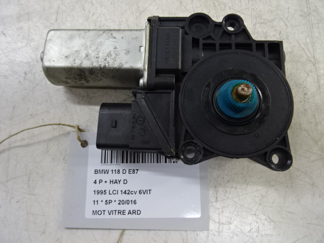 MOTEUR DE VITRE DE PORTE ARRIERE DROITE Bmw 1 E81/87 4/07 - 12