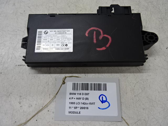 MODULE Bmw 1 E81/87 4/07 - 12