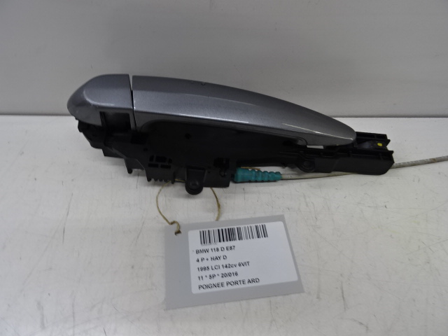 POIGNEE DE PORTE ARRIERE DROITE Bmw 1 E81/87 4/07 - 12
