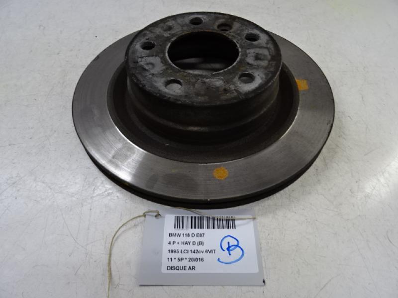 REAR BRAKE DISC Bmw 1 E81/87 4/07 - 12