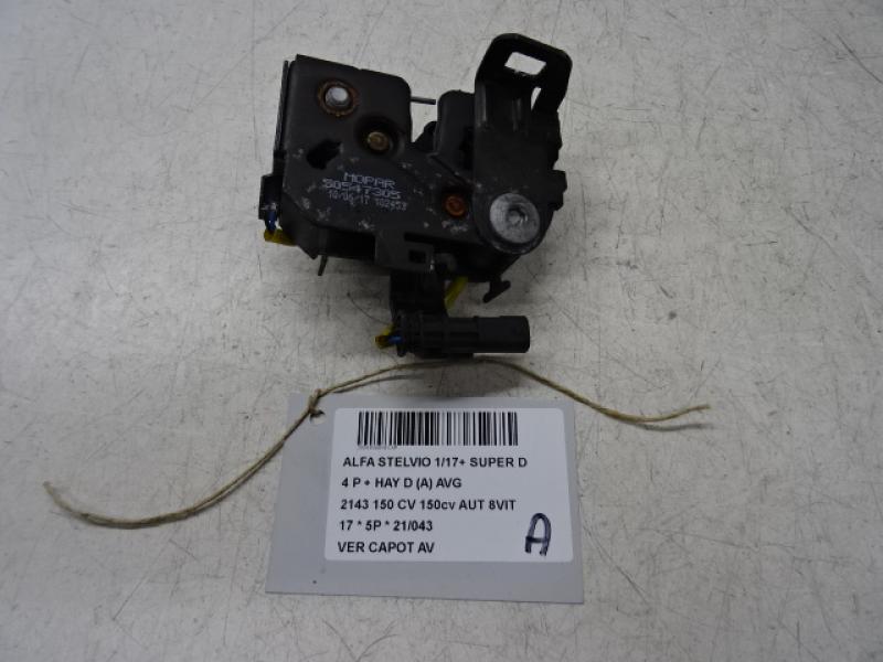 VERROUILLAGE DE CAPOT AVANT Alfa Romeo STELVIO 1/17+