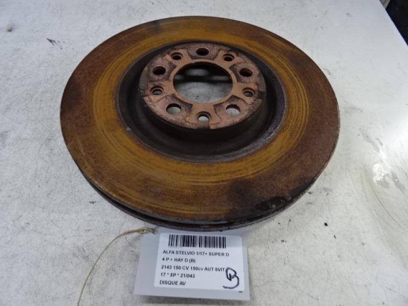 DISQUE AVANT Alfa Romeo STELVIO 1/17+