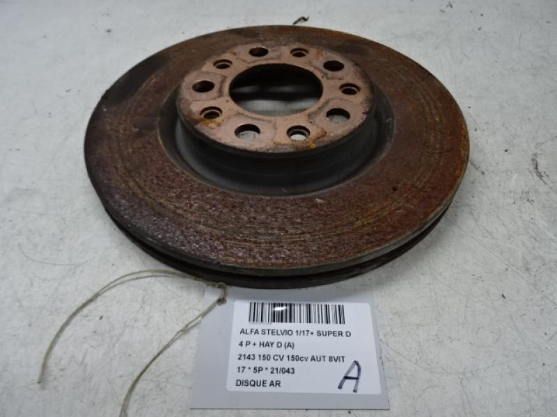 BREMSSCHEIBE HINTEN Alfa Romeo STELVIO 1/17+