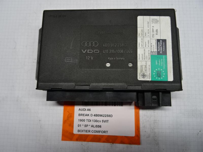 BOITIER CONFORT Audi A6 5/97 - 5/04