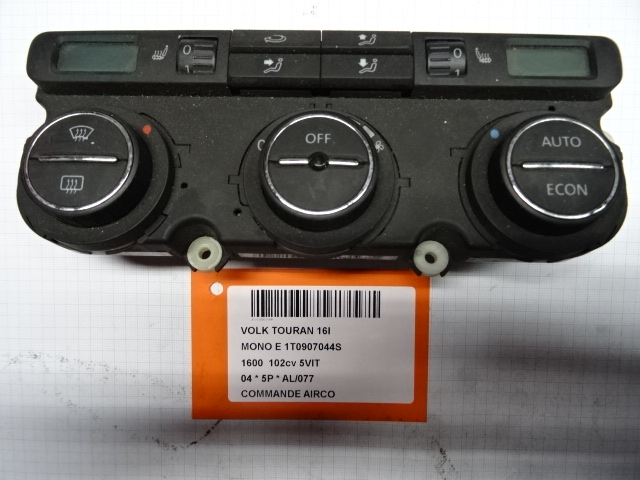 BEDIENINGSPANEEL AIRCO Vw TOURAN 03 - 06