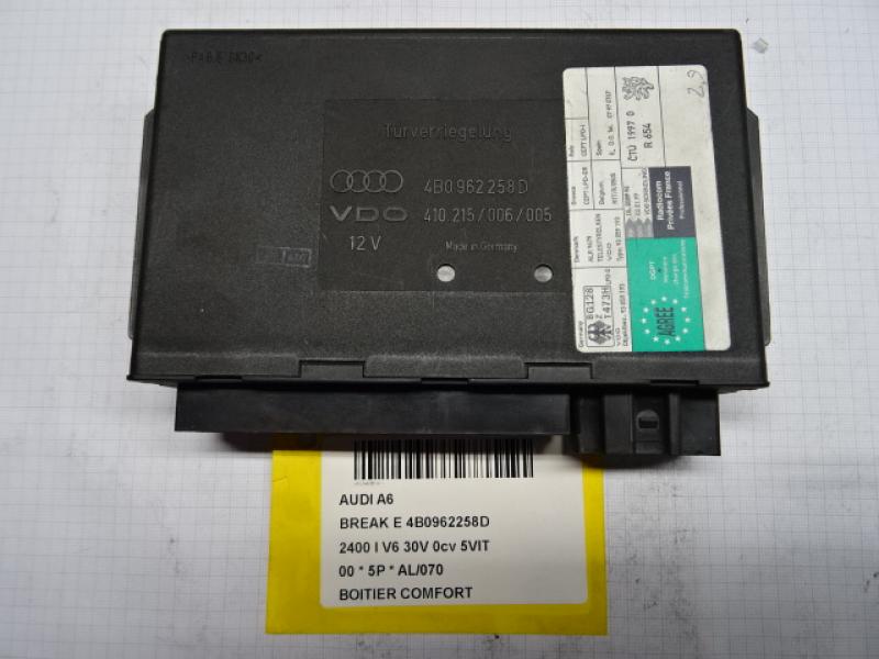 COMPUTER COMFORT Audi A6 5/97 - 5/04