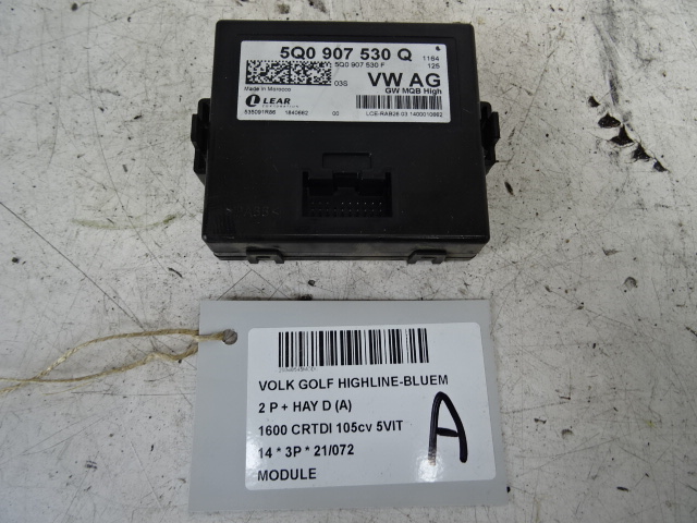 MODULE Vw GOLF VII 11/12 - 17