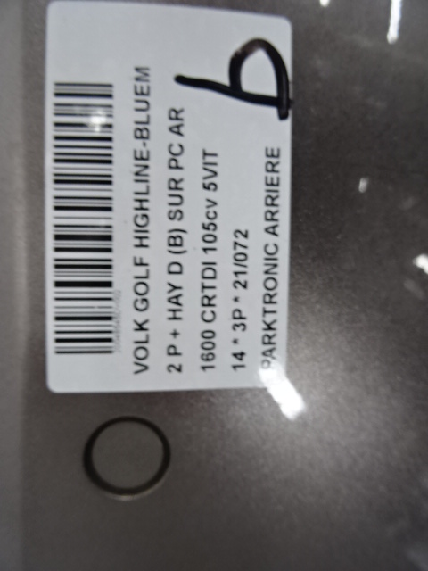 PARKEERSENSOREN ACHTER Vw GOLF VII 11/12 - 17