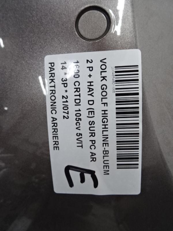 PARKEERSENSOREN ACHTER Vw GOLF VII 11/12 - 17