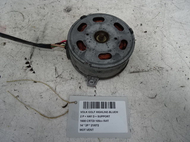 KACHEL VENTILATORMOTOR Vw GOLF VII 11/12 - 17