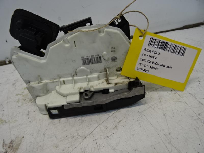 VERROUILLAGE DE PORTE AVANT DROITE Vw POLO (6R) FaceLift 5/14 - 17