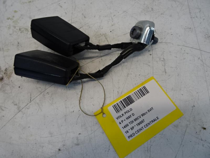 VEILIGHEIDSGORDEL VOET CENTRAAL Vw POLO (6R) FaceLift 5/14 - 17