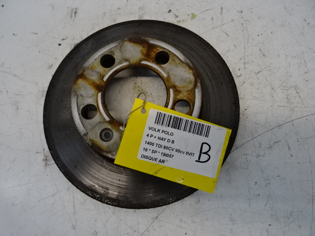 REMSCHIJF ACHTER Vw POLO (6R) FaceLift 5/14 - 17