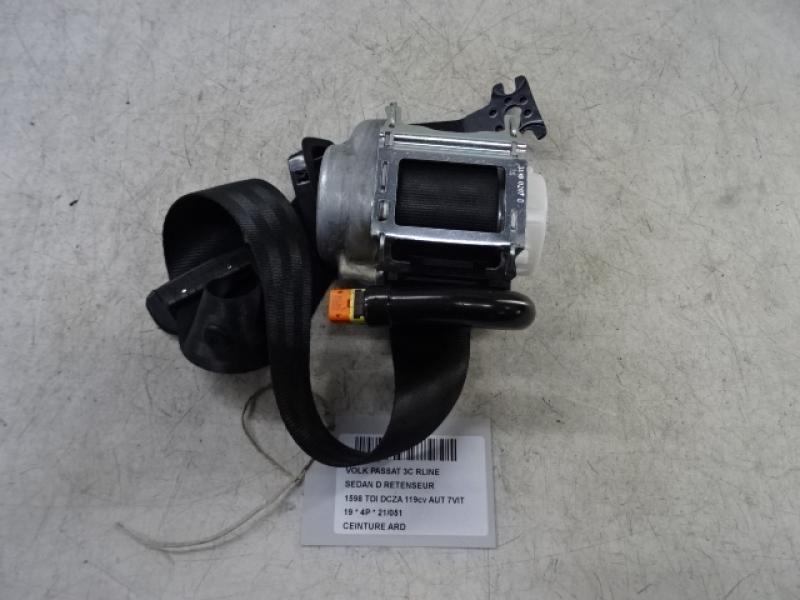 CEINTURE ARRIERE DROITE Vw PASSAT 11/14 - 19