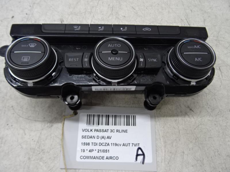 COMMANDE D'AIRCO Vw PASSAT 11/14 - 19